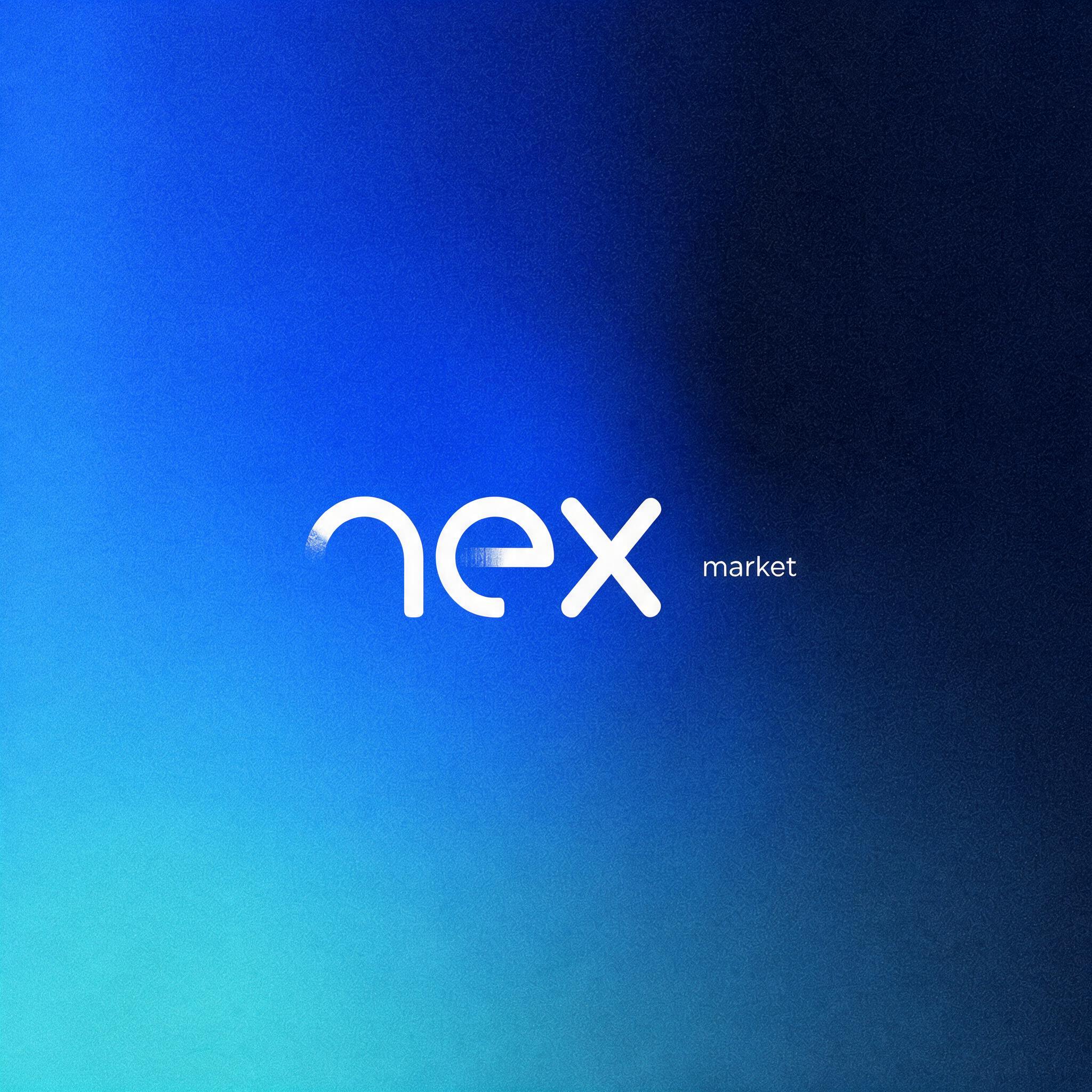 Identité visuelle bleue nexmarket